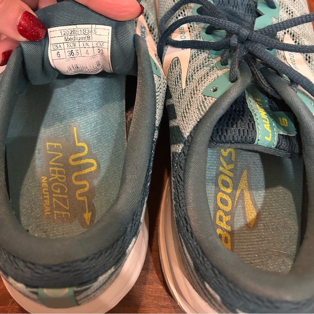 Brooks Launch 6 Women’s Running Shoe Teal/Blue/Green Size 6 - Picture 7 of 8